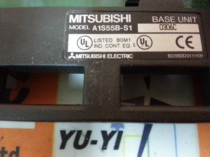 MITSUBISHI A1S55B-S1 5 Slot Base Unit - 裕益科技自動化設備可程式